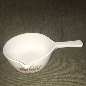 La Sauge Corning Ware small saucer with handle